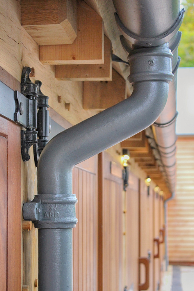 Cast Iron Downpipe Detail
